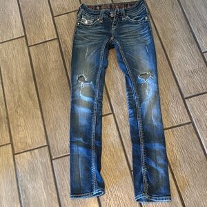 Rock Revival Blue Straight Leg Jeans